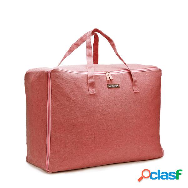 Algodão Linho Quilt Pano Organizador Quilt Soft Storage Box