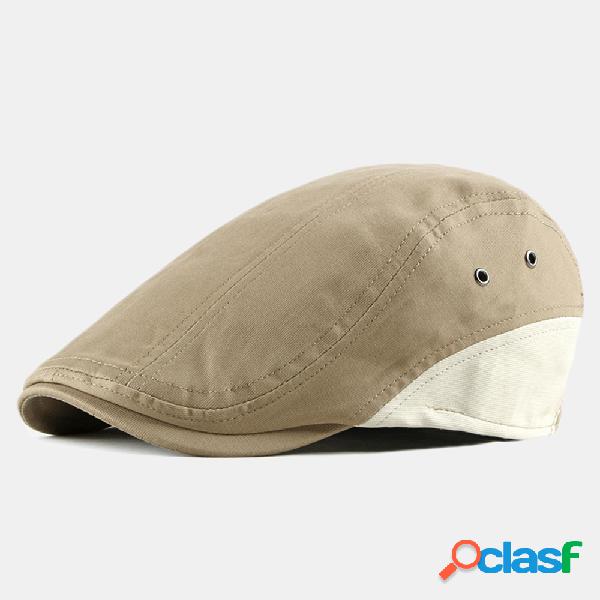 Beret Mens Caps Casual Outdoor Visor Frente Chapéu