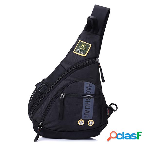 Bolsa de Peito Nylon Multi-Função Impermeável Outdoor