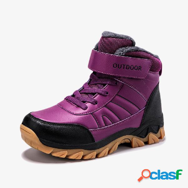 Botas exteriores do forro quente resistente ao deslizamento