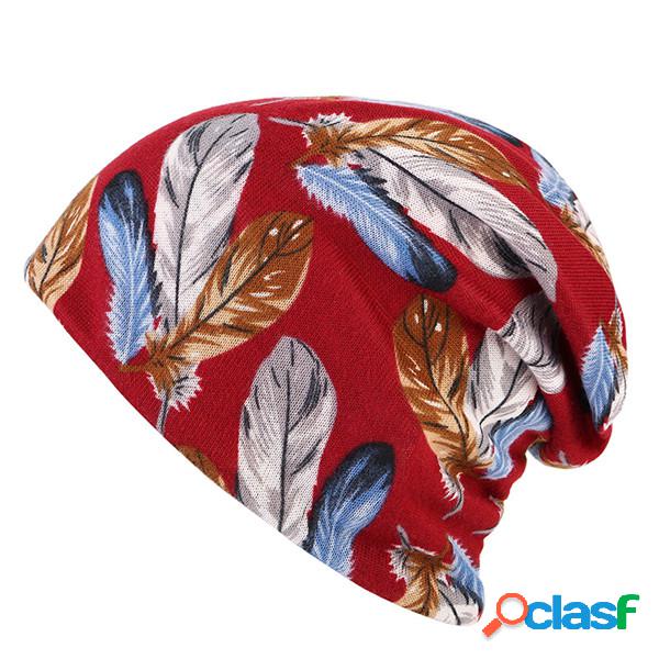 Chapéu Beanie Feminino de Algodão e Com Impressão Usado