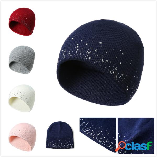 Chapéu De Malha De Lã Das Mulheres Étnica Gorro Chapéu