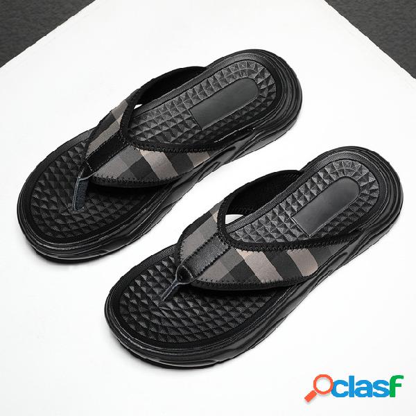 Chinelos Masculinos Temporada Slip Sandals Personalidade