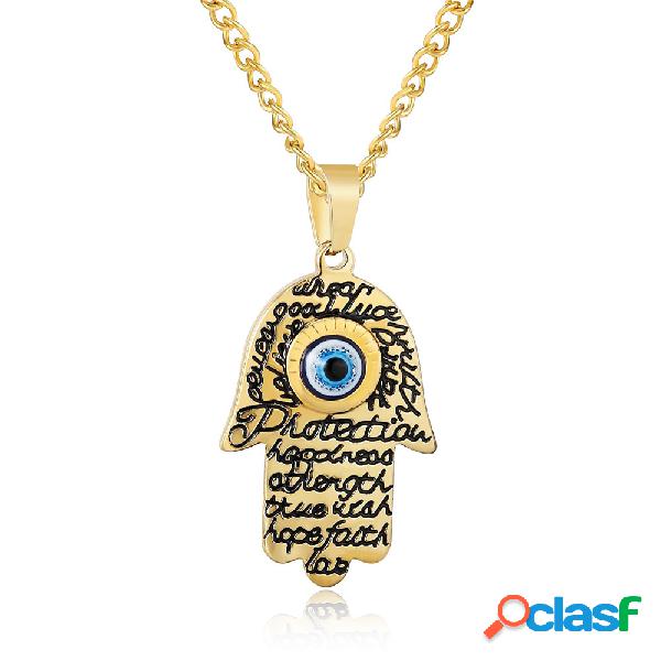 Colares de moda masculina de aço de titânio de prata de