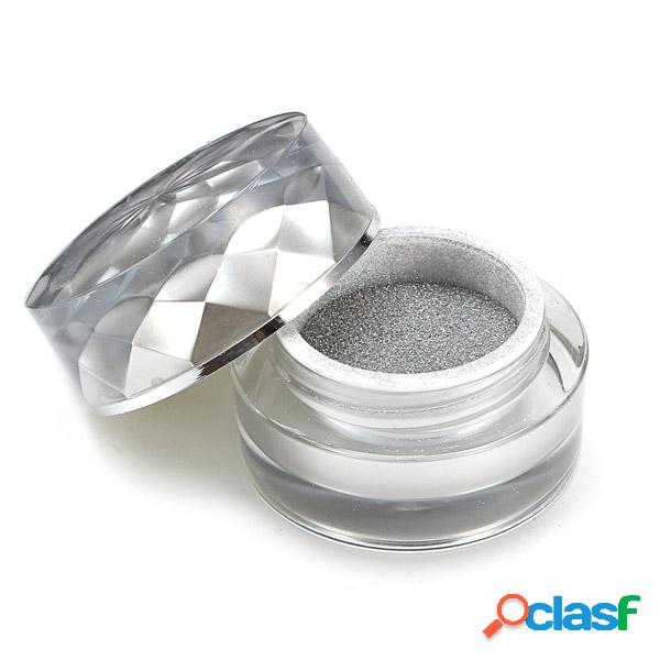 Efeito laser Aurora Nail Art Powder Holo Glitters Pigmento
