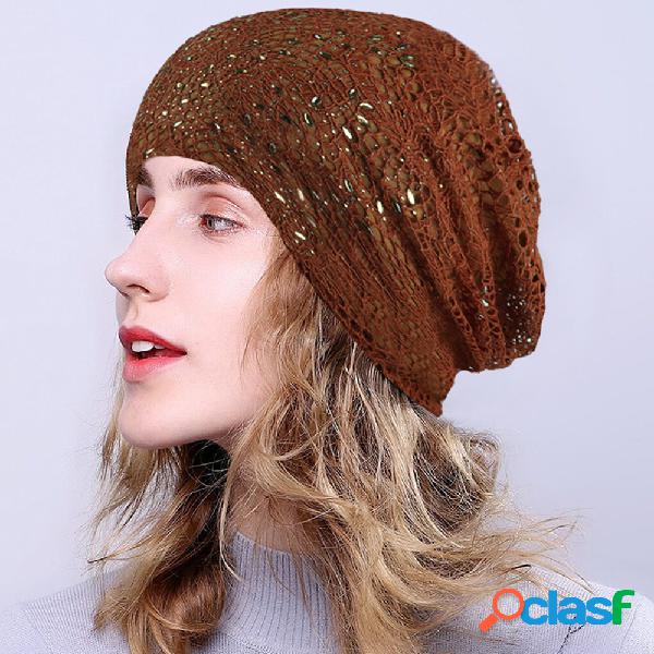 Gorro de tricô Chapéu respirável Caps