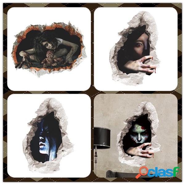 Halloween 3D Sticker Quarto Sala de estar Haunted House