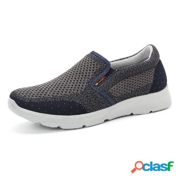 Homens De Malha De Tecido Velho Peking Estilo Soft Sapatos