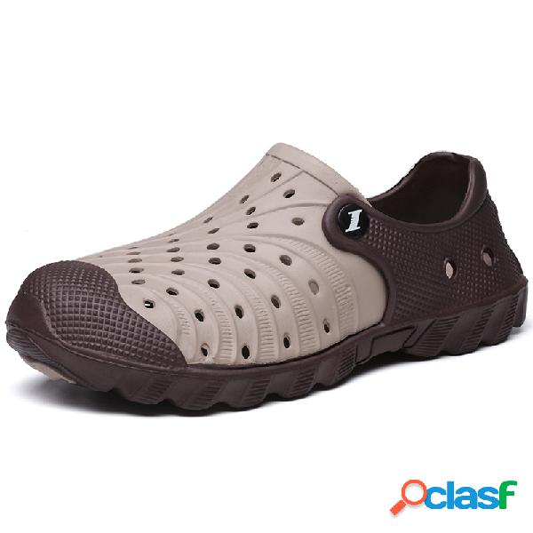 Homens EVA Hole Lightweight Casual Praia Sandálias