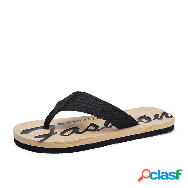 Homens Flip Flops Não-Slip Praia Tênis