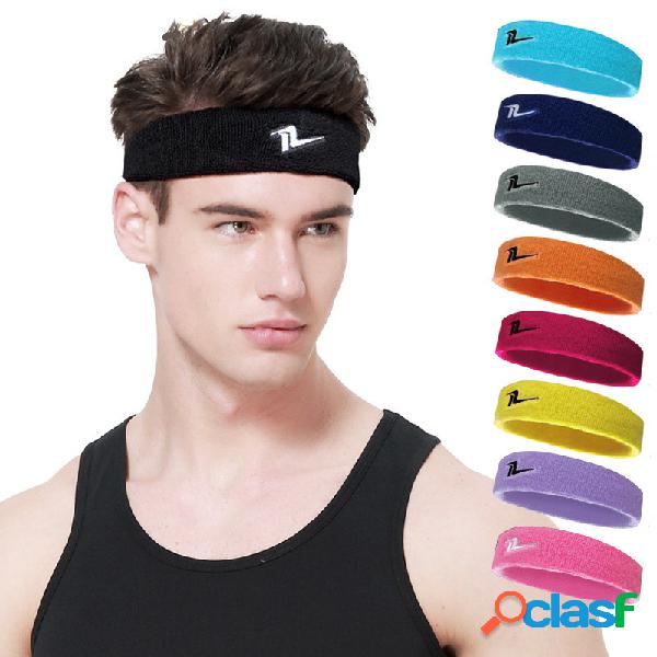 Homens Mulheres Esportes Suave de algodão Sweatband Yoga