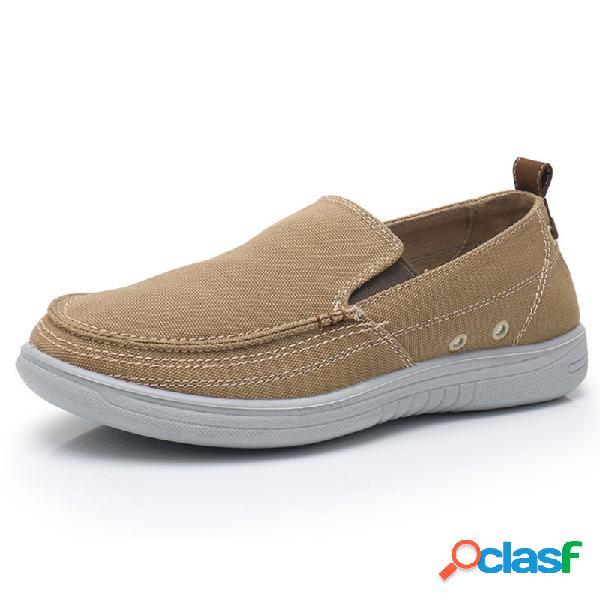 Homens Old Pequim Estilo Canvas Wearable Casual Flat Shoes
