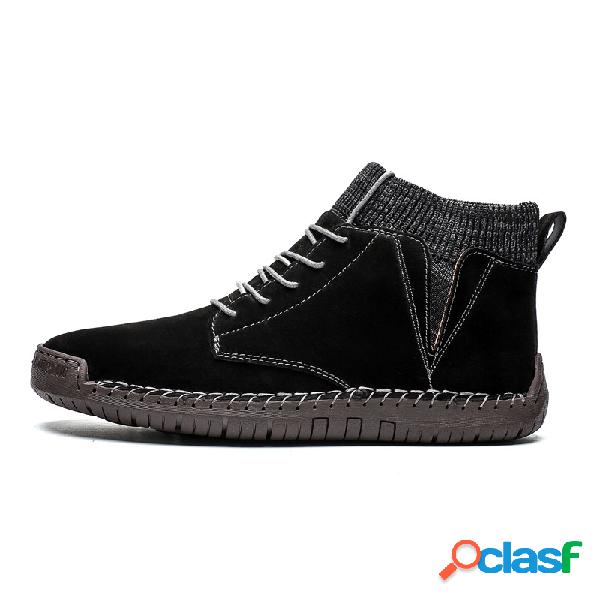 Homens tamanho grande botas casuais