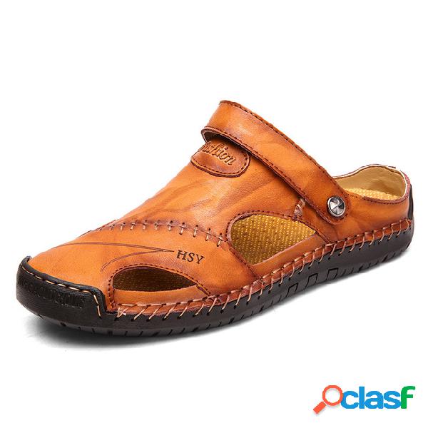 Homens tamanho grande casual sandálias sapatos de praia