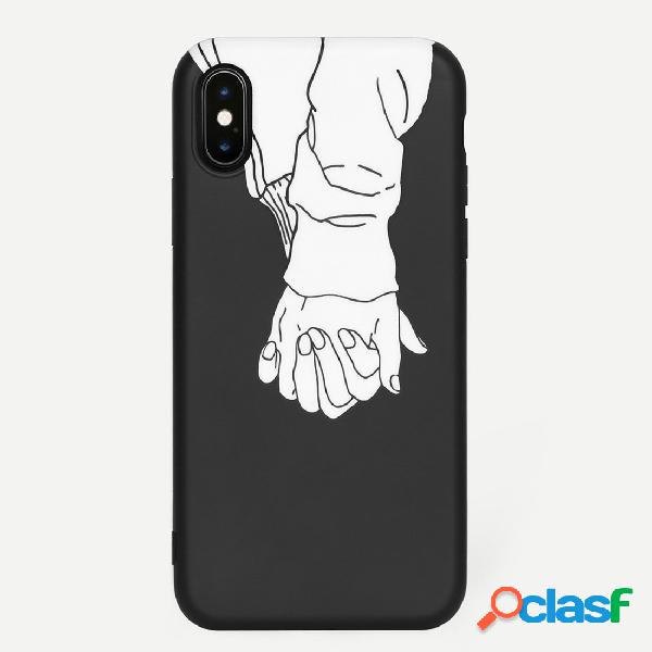 Impressão de mão IPhone Caso