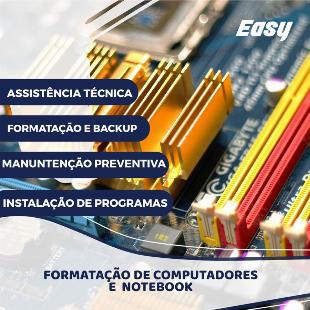 Manutenção e Formatação de Computadores e Notebooks