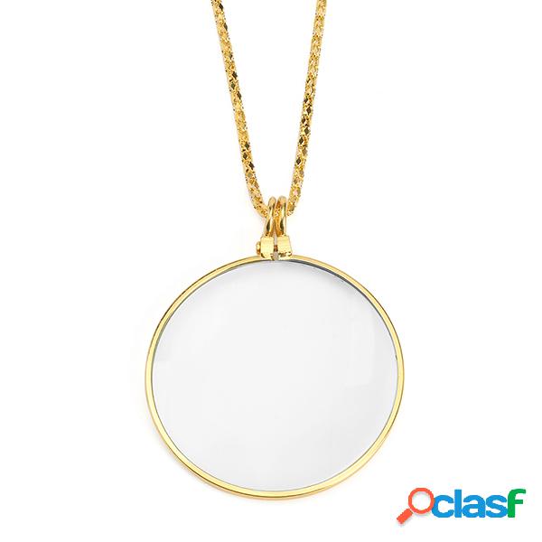 Mens Womens 6X Portátil Lupa de Alta Definição Colar