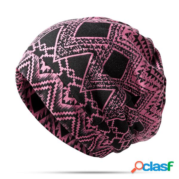 Mulheres Homens Algodão Beanies quentes Cap Outono Inverno