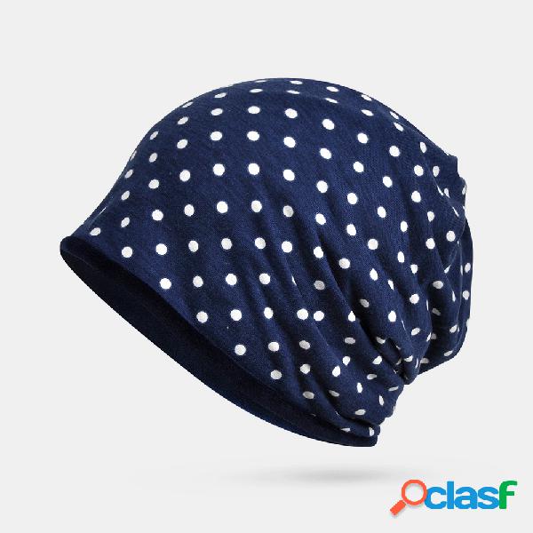 Mulheres Wave Caps Bib Dual-use algodão selvagem à prova