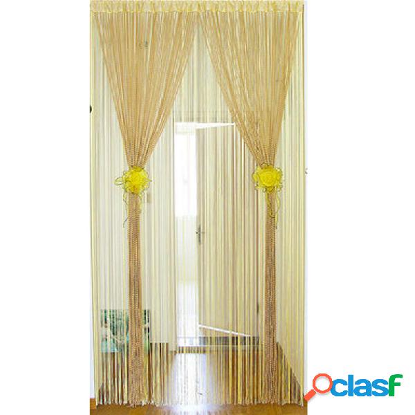 Painéis de cortina de porta de grânulos de cordão Glitter