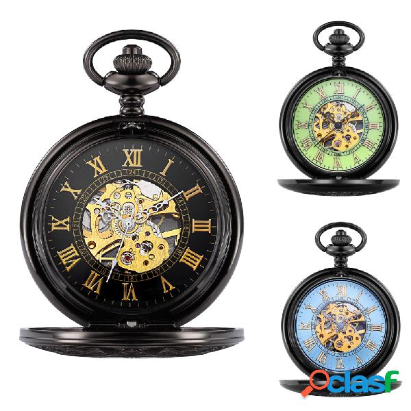 Relógio de bolso mecânico luminoso Watch Lover Gift Chain