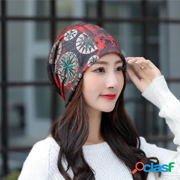 Respirável Chemo Cap Imprimir Beanie Turban Outdoor Cap