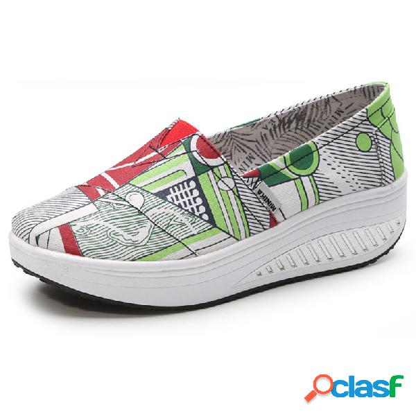 Sapatilhas Ocasionais com Plataforma Partern Rocker Sole