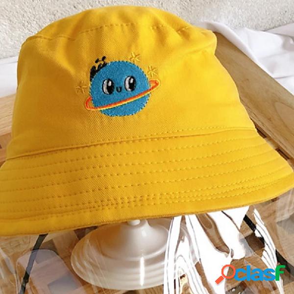 Tela de rosto destacável Sol infantil Chapéu Pescador