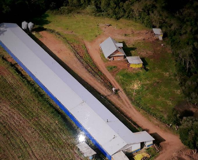 Vendo Terreno no RS com aviário