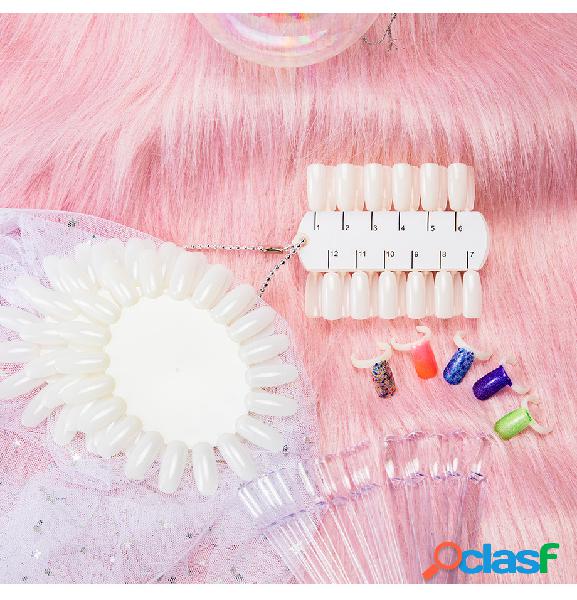 500 Pcs Unhas Dicas Natureza Transparente Unhas Setor de