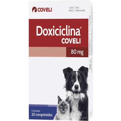 Antibiótico Doxiciclina 80 mg para Cães e Gatos - 20
