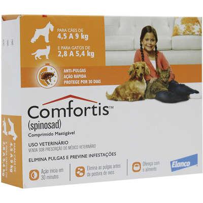 Antipulgas Elanco Comfortis 270 mg para Cães de 4,5 a 9 Kg