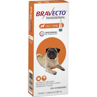 Antipulgas e Carrapatos MSD Bravecto Transdermal para Cães
