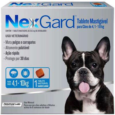 Antipulgas e Carrapatos Merial NexGard 28,3 mg para Cães de