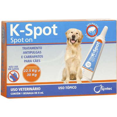 Antipulgas e Carrapatos Syntec K-Spot 8 mL para Cães de