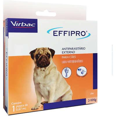 Antipulgas e Carrapatos Virbac Effipro 0,67 mL para Cães de