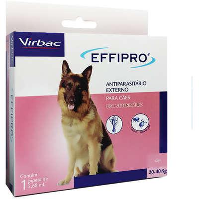 Antipulgas e Carrapatos Virbac Effipro 2,68 mL Cães de 20