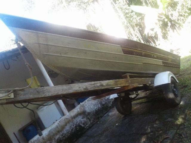 Barco alumínio 5 metros borda alta