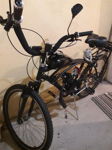 Bicicleta motorizada 80 cc (seminova)