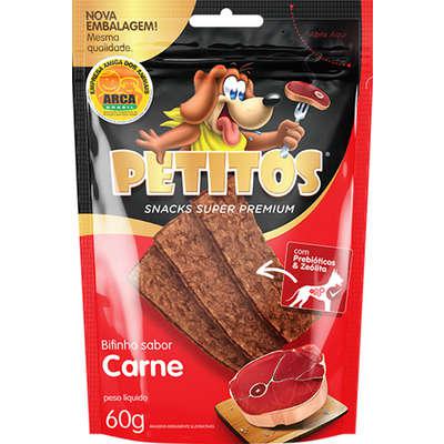 Bifinho Petitos Sabor Carne para Cães