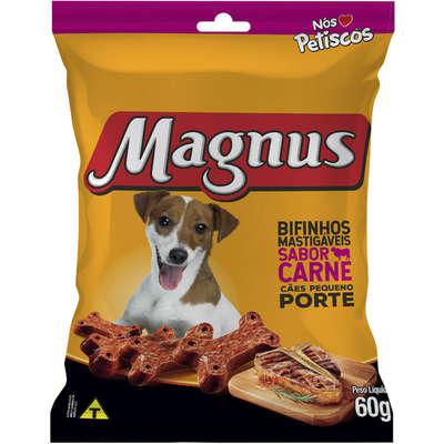 Bifinhos Mastigáveis Magnus Nós Petiscos Carne para Cães