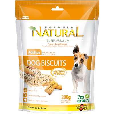 Biscoito Fórmula Natural Dog Biscuit para Cães Adultos -