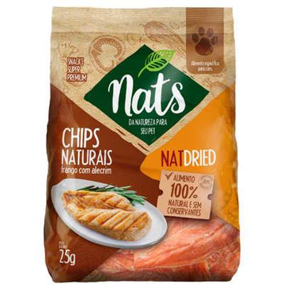 Chips Naturais Nats NatDried Frango com Alecrim para Cães
