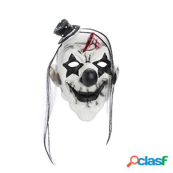Diabo Palhaço Máscara Látex Terror Fantasma Mistério