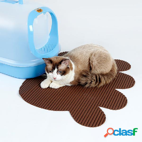 Doglemi Pata Forma Gato de Estimação Antiderrapante Tapete