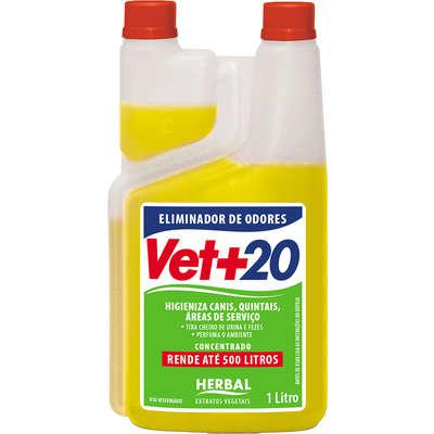 Eliminador de Odor Concentrado Vet+20 Herbal - 1 Litro