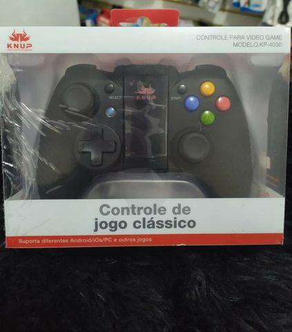 Gamepad sem fio Bluetooth que suporta jogos Android / IOS /