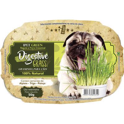 Graminha Ipet Green Digestive Grass para Cães