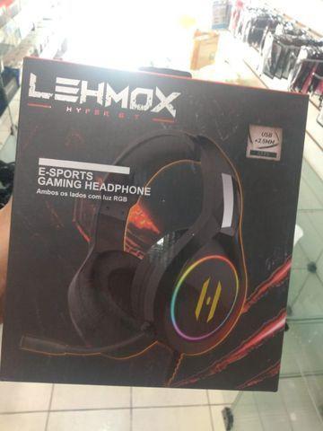 Headset gamer lehmox gt-f3 novo na caixa