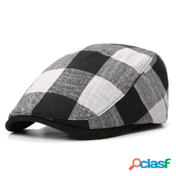 Homens Algodão Beret Cap Sunshade Casual ao ar livre